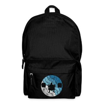 Musculation Bodybuilder GYM Fitnessstudio Retro - Sac à dos - noir - Devant
