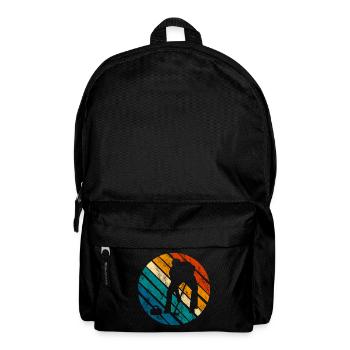 Curling sur glace Curling Retro Cadeau - Sac à dos - noir - Devant