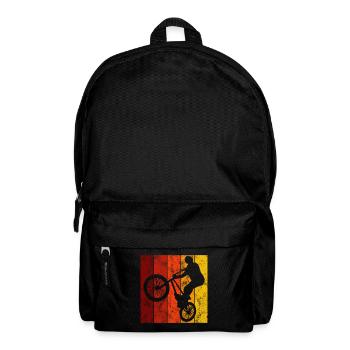 BMX Bike Bike Retro Gift Bicycle Motocross - Backpack - black - Front