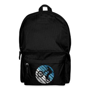 BMX Vélo Vélo Rétro Cadeau Vélo Motocross - Sac à dos - noir - Devant