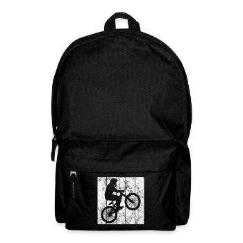 BMX Vélo Vélo Rétro Cadeau Vélo Motocross - Sac à dos - noir - Devant