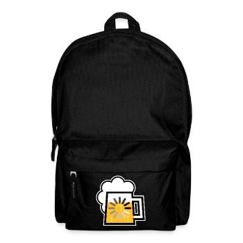 Beer Loading (Drinking In Progress / | ) - Backpack - black - Front