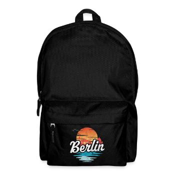 Berlin - Rucksack - Schwarz - Vorne