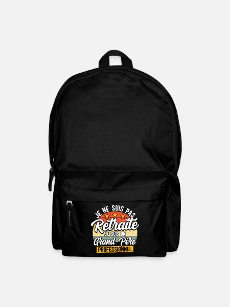 Grand-Père Professionnel Retraité Papy - Sac à dos - noir