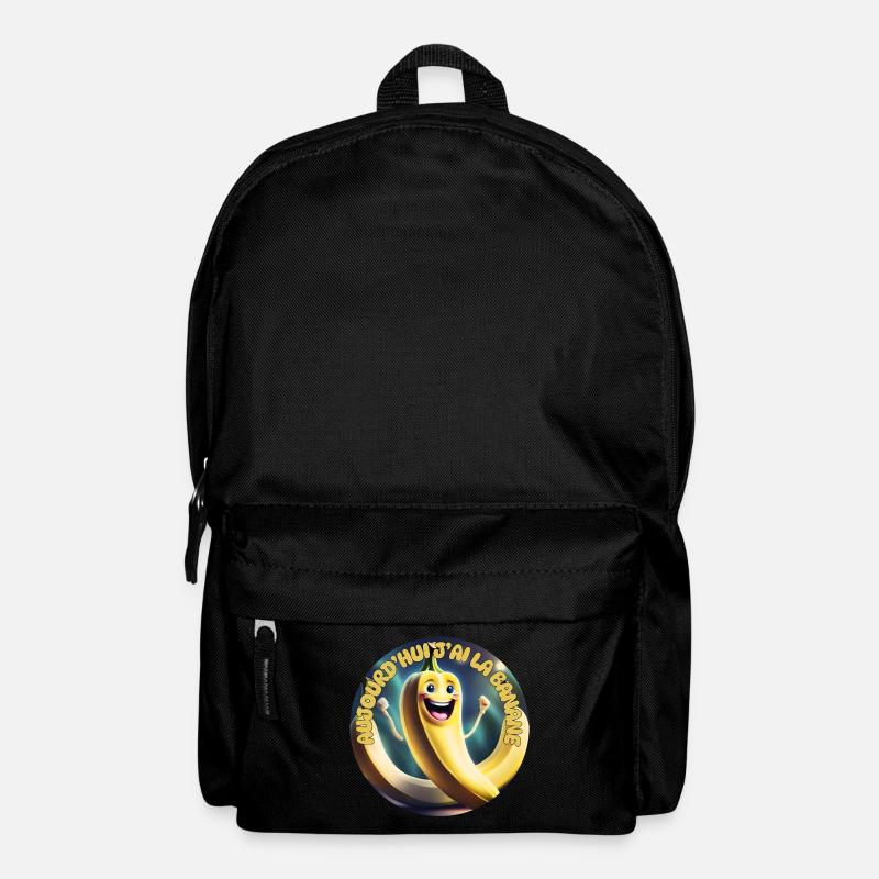 Aujourd'hui j ai la Banane - Sac à dos - noir