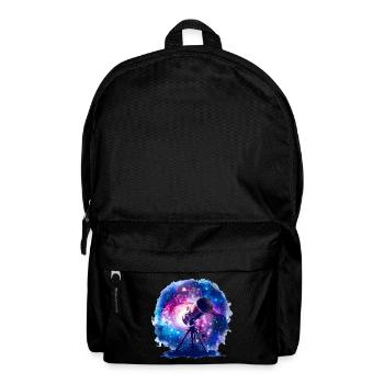 Astronomie mit Teleskopen ist Horizonterweiterung - Rucksack - Schwarz - Vorne