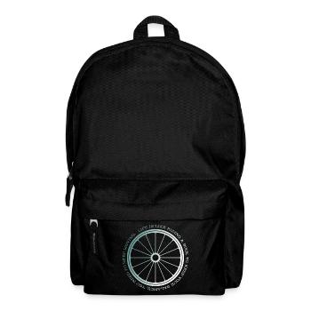 Gravel, Mountainbike, Leidenschaft, Radfahren - Rucksack - Schwarz - Vorne
