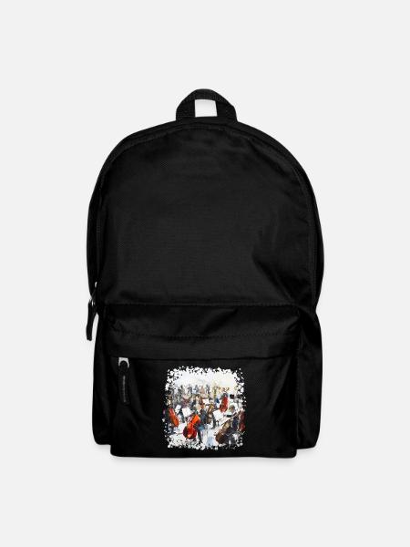 La contrebasse est le plus grand instrument à cordes - Sac à dos - noir