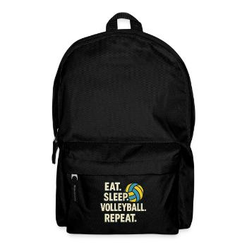 Volleyball Volleyballer Sport Humor - Rucksack - Schwarz - Vorne