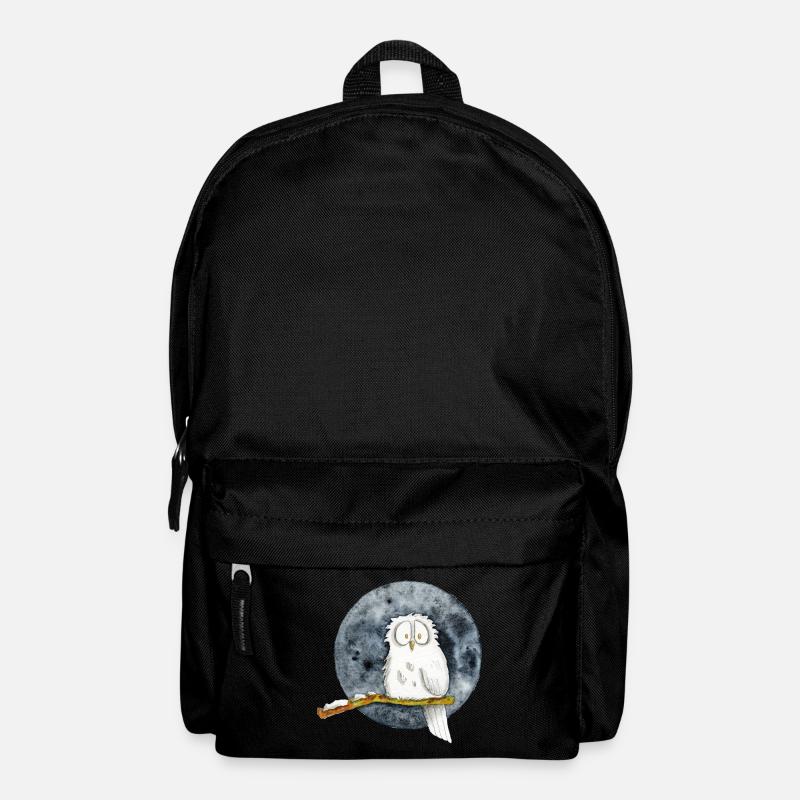 Die Schneeeule - Rucksack - Schwarz
