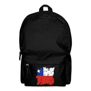 Chili Drapeau Amérique du Sud Drapeau Chili Vintage - Sac à dos - noir - Devant