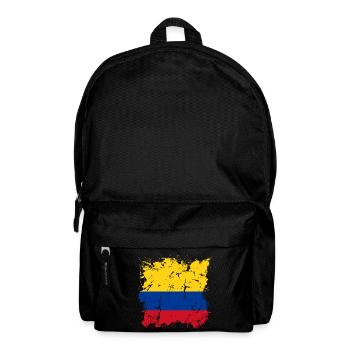 Colombia Flag Vintage Colombian Flag - Backpack - black - Front