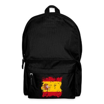 Drapeau d’Espagne Vintage Drapeau espagnol d’occasion Look - Sac à dos - noir - Devant