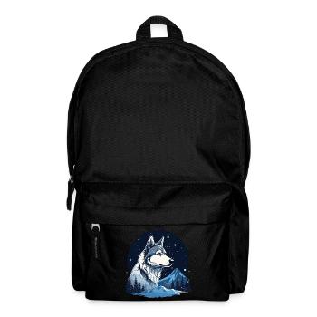 Husky Dog Chien de traîneau - Sac à dos - noir - Devant