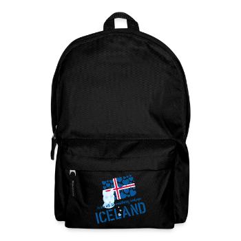Iceland fox - Rucksack - Schwarz - Vorne