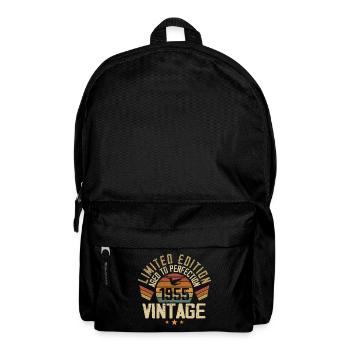 Vintage 1955 Retro 1955 Birthday Gift - Backpack - black - Front