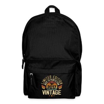 Vintage 2017 Cadeau d’anniversaire 2017 Rétro - Sac à dos - noir - Devant