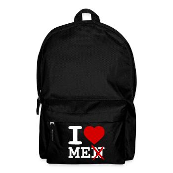 I love me - Rucksack - Schwarz - Vorne