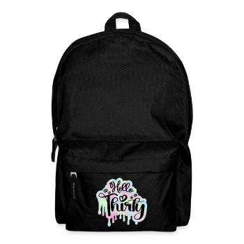 Célébrer 30ème Anniversaire Femme 30 Ans Tie Dye - Sac à dos - noir - Devant