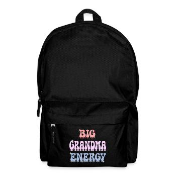 Oma Oma voller Energie Ehefrau Oma - Rucksack - Schwarz - Vorne