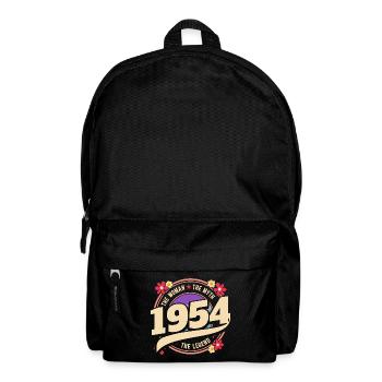 Jahr 1954 Die Legende 70 Jahre Jubiläum - Rucksack - Schwarz - Vorne