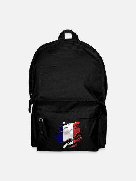 DRAPEAU DE LA FRANCE DRAPEAU FRANCE - Sac à dos - noir