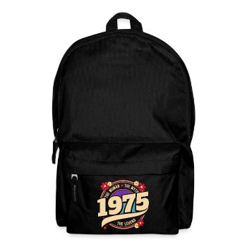 Millésime 1975 Légende 50 Ans Anniversaire Femme - Sac à dos - noir - Devant