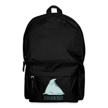 Lustiger Berg- Schlauberger - Rucksack - Schwarz - Vorne