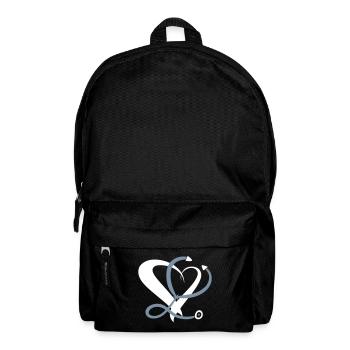 Stethoscope & Heart. Nurse / Doctor. - Backpack - black - Front