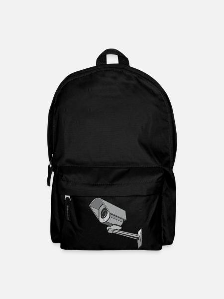 Überwachungskamera - Rucksack - Schwarz