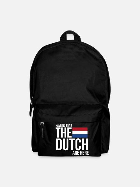 Habe keine Angst, die Holländer sind hier - Rucksack - Schwarz