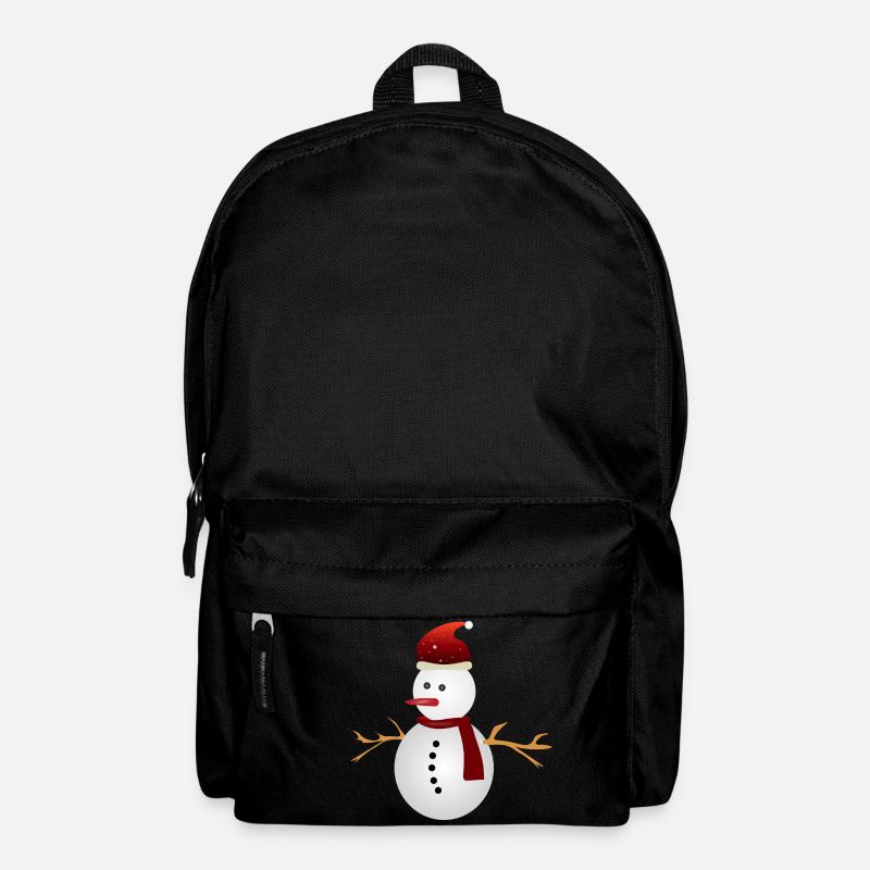 Snowman Snowman Christmas Christmas Christmas - Backpack - black