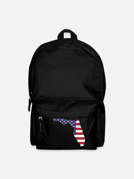 FLORIDA Shirt - Rucksack - Schwarz