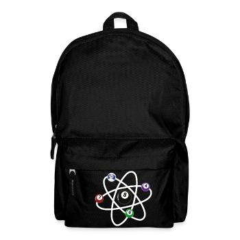 Billiard Pool 8-ball billard kugeln snooker player - Rucksack - Schwarz - Vorne