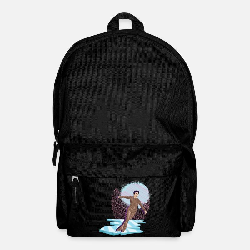 Schlittschuhlaufen Eiskunstlauf Eiskunstläufer Eis - Rucksack - Schwarz