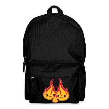 baby kind junges familie 2 freunde team paar liebe - Rucksack - Schwarz - Vorne