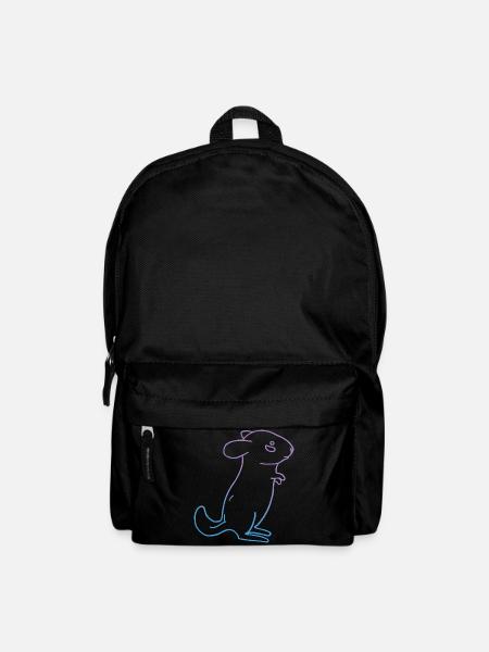 Animal chinchilla - Sac à dos - noir