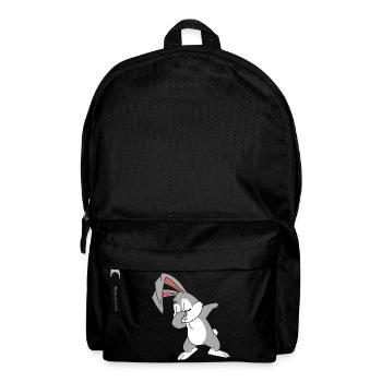 Cool lapin de paques - Sac à dos - noir - Devant