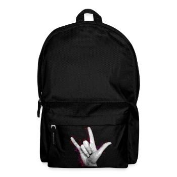 LOVE YOU Red - Backpack - black - Front