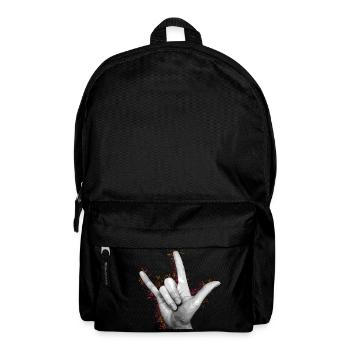 LOVE YOU Orange - Backpack - black - Front