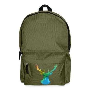 deer - Backpack - olive green - Front