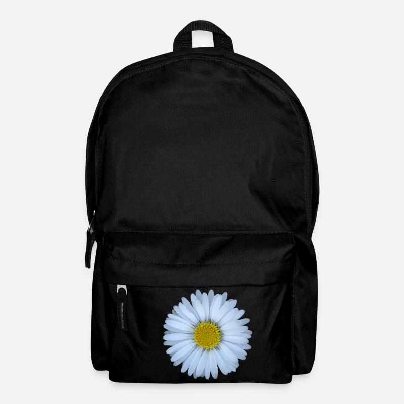 Gänseblümchen Blume Blüten Sommer Sonne Geschenk - Rucksack - Schwarz