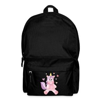 Einhorn - Rucksack - Schwarz - Vorne