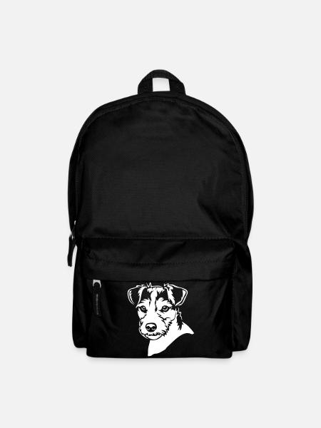 Parson Russell Terrier Kopf "Black Edition" - Rucksack - Schwarz