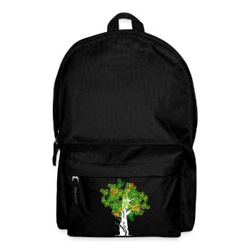 tree tree trees nature symbol colors colors - Backpack - black - Front