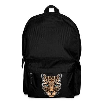 Leopard Gepard Jaguar - Rucksack - Schwarz - Vorne