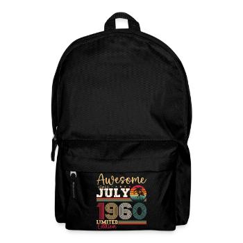 Génial depuis juillet 1960 62ème anniversaire Men’s Fun - Sac à dos - noir - Devant