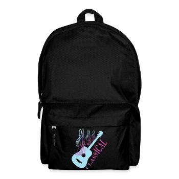 Classical Guitar Music - Backpack - black - Front