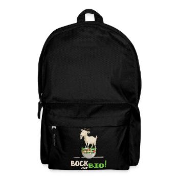 vegan bock auf bio veganlife - Rucksack - Schwarz - Vorne