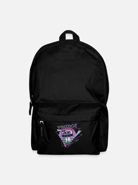 Vintage 1978 Geburtstag Geschenk Retro Kassette - Rucksack - Schwarz